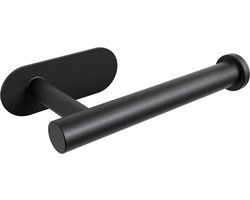 Minismus WC Rolhouder Zwart - Toiletrolhouder Zelfklevend Zonder Boren - Closetrolhouder Ideaal Voor Badkamer en Toilet Minismus WC Rolhouder Zwart - Toiletrolhouder Zelfklevend Zonder Boren - Closetrolhouder Ideaal Voor Badkamer en Toilet
