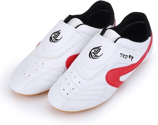 Taekwondo-schoenen voor dames en heren, ademende vechtsporten sport boksen Kung Fu Taichi lichtgewicht schoenen, voor volwassenen en kinderen Karate-trainingsschoenen(27.5cm