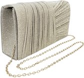 AURAMIYA Damen Acryl Clutch Ovale Perlen Abendtasche für Hochzeit