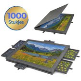 Bol.com Tobey's Puzzelmat Vilt - T/m 1000 stukjes - 77x53 - Puzzeltafel - Puzzelkoffer - Puzzelmap - Puzzelbord aanbieding