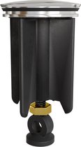 Minismus Bouchon de vidange universel pour lavabo de salle de bain / Bouchon de vidange de bidet 40 mm - Ensemble de bouchons en métal - Bouchon de vidange de lavabo Pop- Chrome