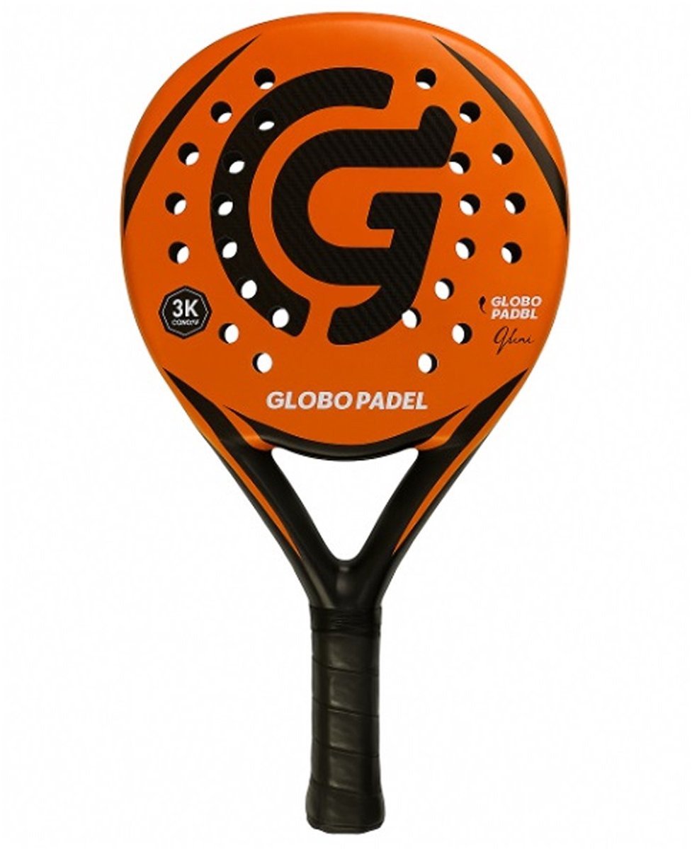 [Flexpert] [padel racket] [padelracket] [druppelvormig] [oranje] [3K carbon]
