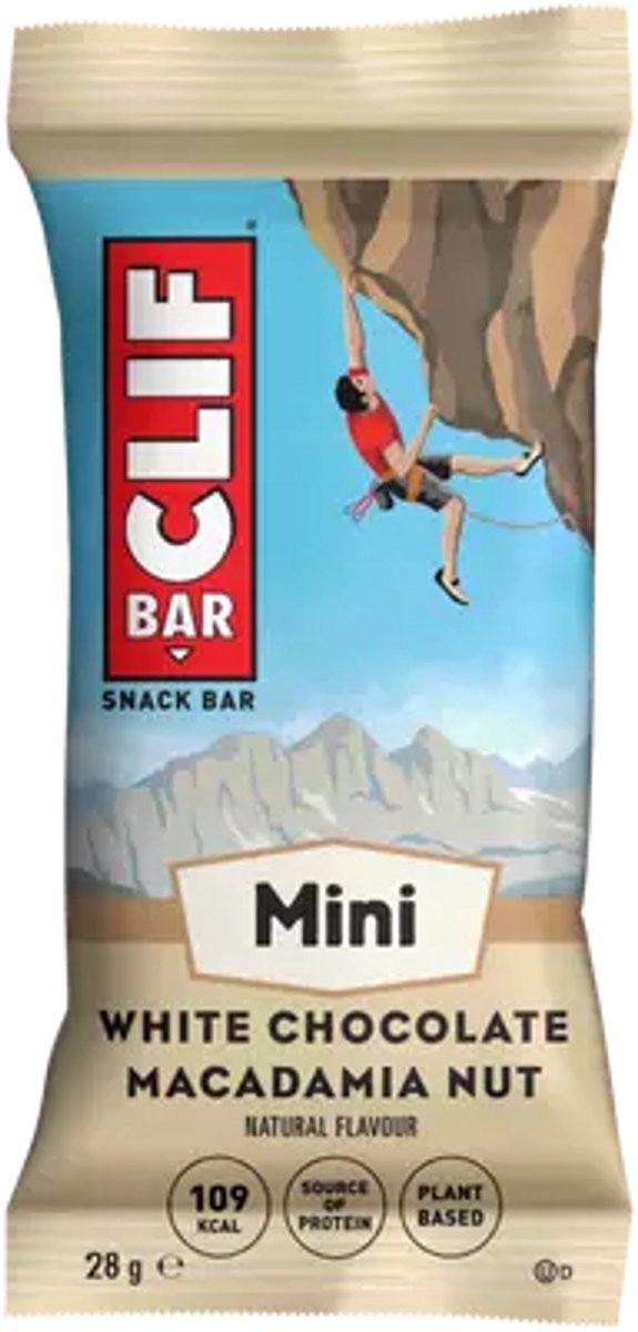 Clif Bar Mini's - Snackreep - Eiwitreep - Protein Bar - Witte Chocolade en Macademia Noot - 280 gram (10 repen)