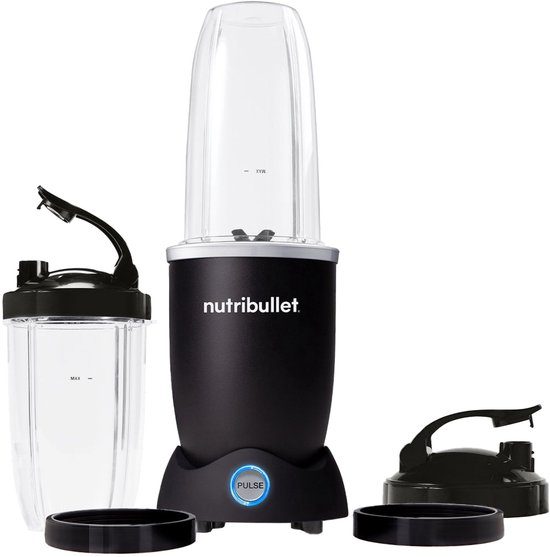 nutribullet Pro+ Pulse Blender - inclusief To-Go Bekers - 1200 Watt - Zwart