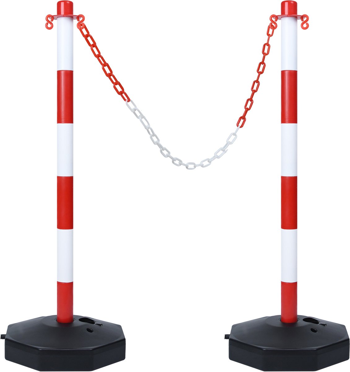 Aufun Verkeerskegel Waarschuwingskegel Vouwkegel Pylonen 2 Stuks 75cm Met Waarschuwingslicht 3 Modi Reflecterende Verkeerskegel Met Handtasje Voor De Wegenbouw Veiligheid Waarschuwingsborden