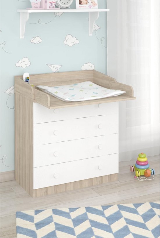 Baby shelf black Hetre made of pine wood ✔ Petite Amélie