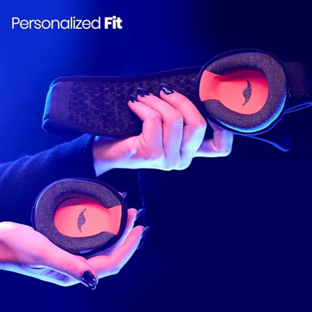 Manta Sleep Mask PRO - 100% verduisterend slaapmasker voor zijslapers, ademend en comfortabel voor slapen/reizen/dutjes/ploegendienst. Ventilerend & ultrazacht. — afbeelding 22
