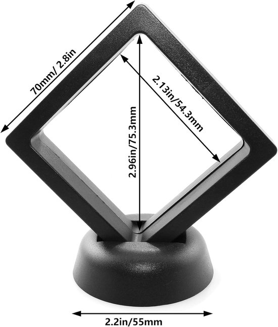 Dalababa 8 Stuks Drijvende Display Stand Houder Display
