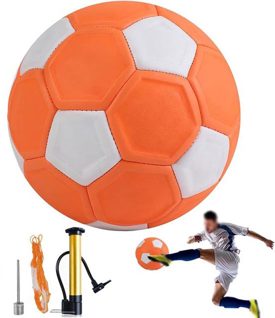 curve bal - voetbal trainingsmateriaal-curve ball kickerball-Voetbal curve effect-curve ball voetbal-Inclusief pomp, netzak en 2 luchtnaalden-Bal 5-22cm