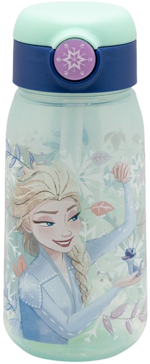 Frozen Drinkbeker Kind – Elsa & Anna – 510 ml – BPA-vrij – Drukknop & Rietje – Lekvrij