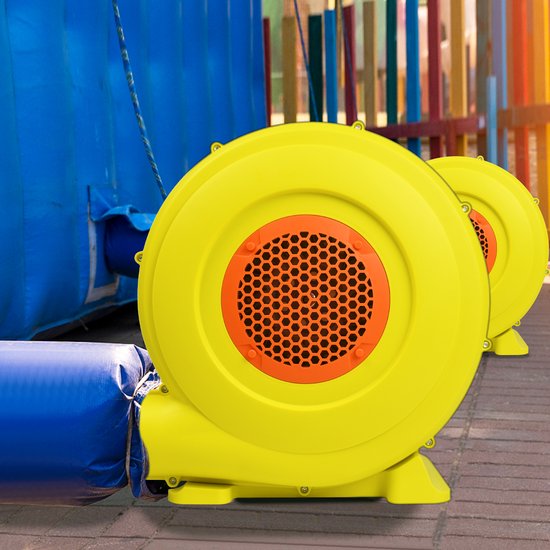 Aufun Elektrische springkussenblazer 450W radiale ventilator luchtblazer 220-240V radiale blower draagbare blaaspomp voor springkussen, waterglijbaan, opblaasbare pompen met handvat van Aufun — afbeelding 5