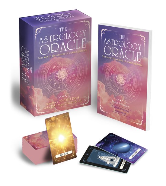 Arcturus Oracle Kits-The Astrology Oracle Book & Card Deck