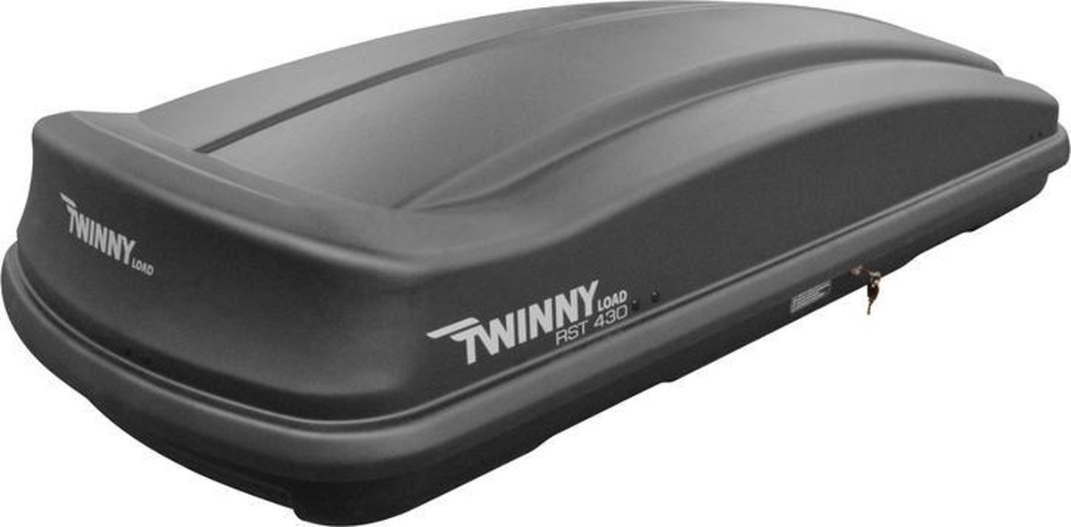 Twinny Load Dakkoffer RST+ 430 – Inhoud 430 Liter - Maximaal draagvermogen 75kg – Afsluitbaar centrale 2 punts vergrendeling – Snelsluiting bevestiging - Afmeting 190x78x38cm – foto 6