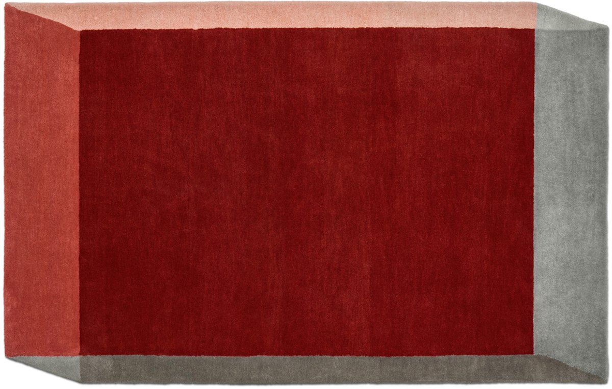 Puik - Iso Vloerkleed 260 x 162 cm Rectangle Rood
