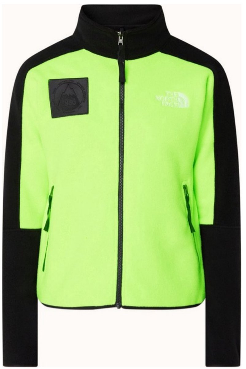 The North Face Origins Mountain ’86 sweatvest van fleece met ritszakken fluoriserend Zwart