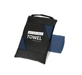 Pandoo sneldrogende handdoek met bamboevezels grijs L 160 cm x 80 cm
