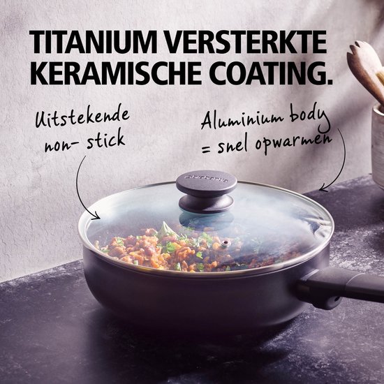 Poêle à ire en céramique antiadhésive de haute résistance pour sauté - Chine Poêle à ire en aluminium et poêle antiadhésive prix