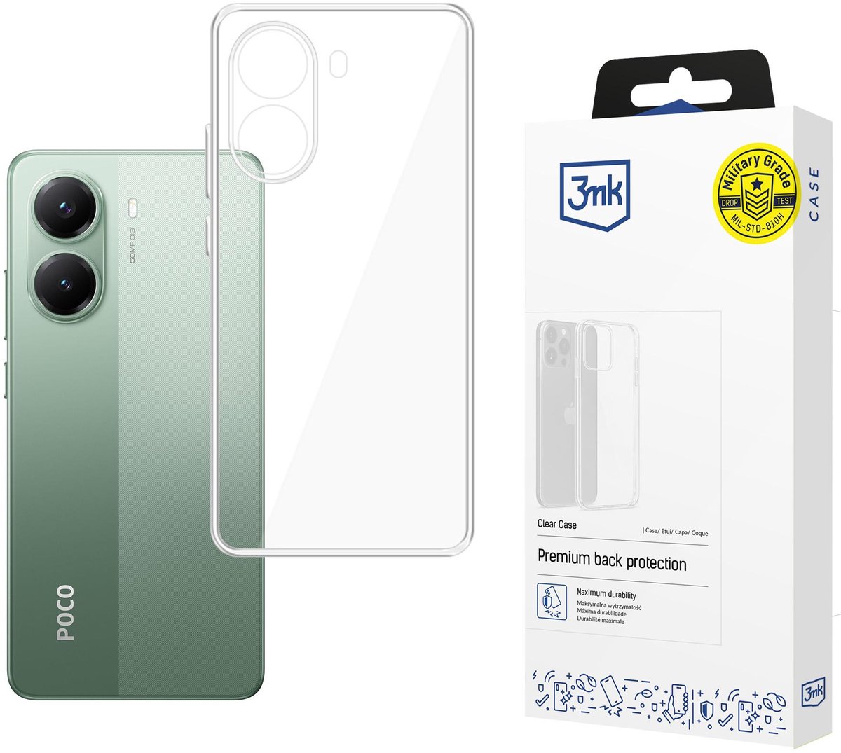 Telefoonhoesjes POCO X7 Pro - 3mk Clear Case