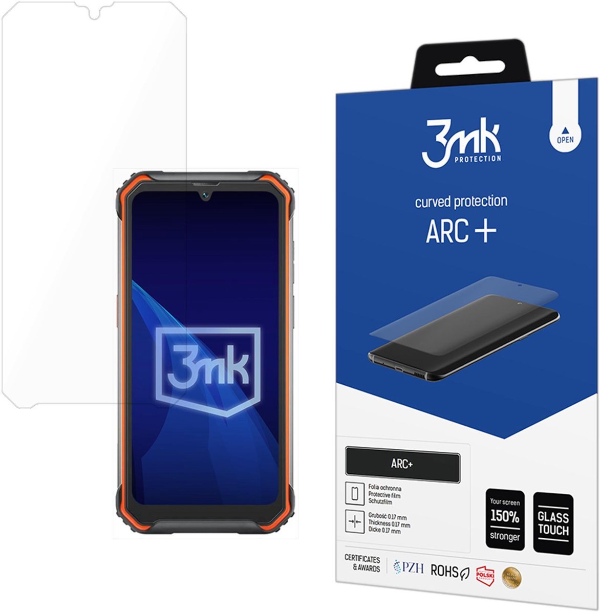 3Mk Protection Arc+ Beschermende Film Voor Blackview Bv7200 Anti-Kras
