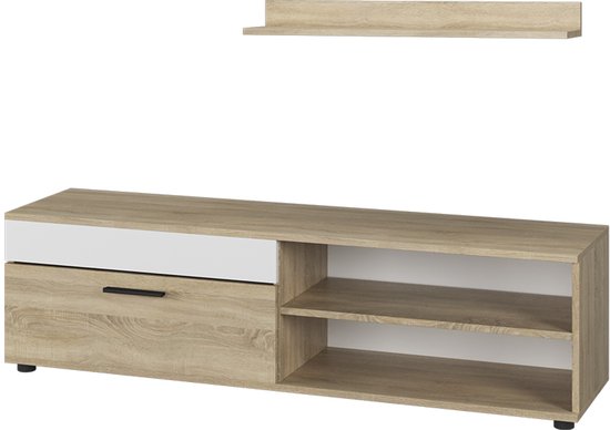 Vicco Mesa de Bar Repose, Antracita/Blanco, 67 x 100 cm Vicco Mesa de Bar Repose, Antracita/Blanco, 67 x 100 cm