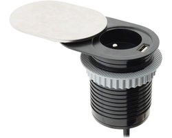 Waterdichte vierkante doos 100x100x50mm met schroefdeksel IP55 - Perfect voor kantoorautomatisering