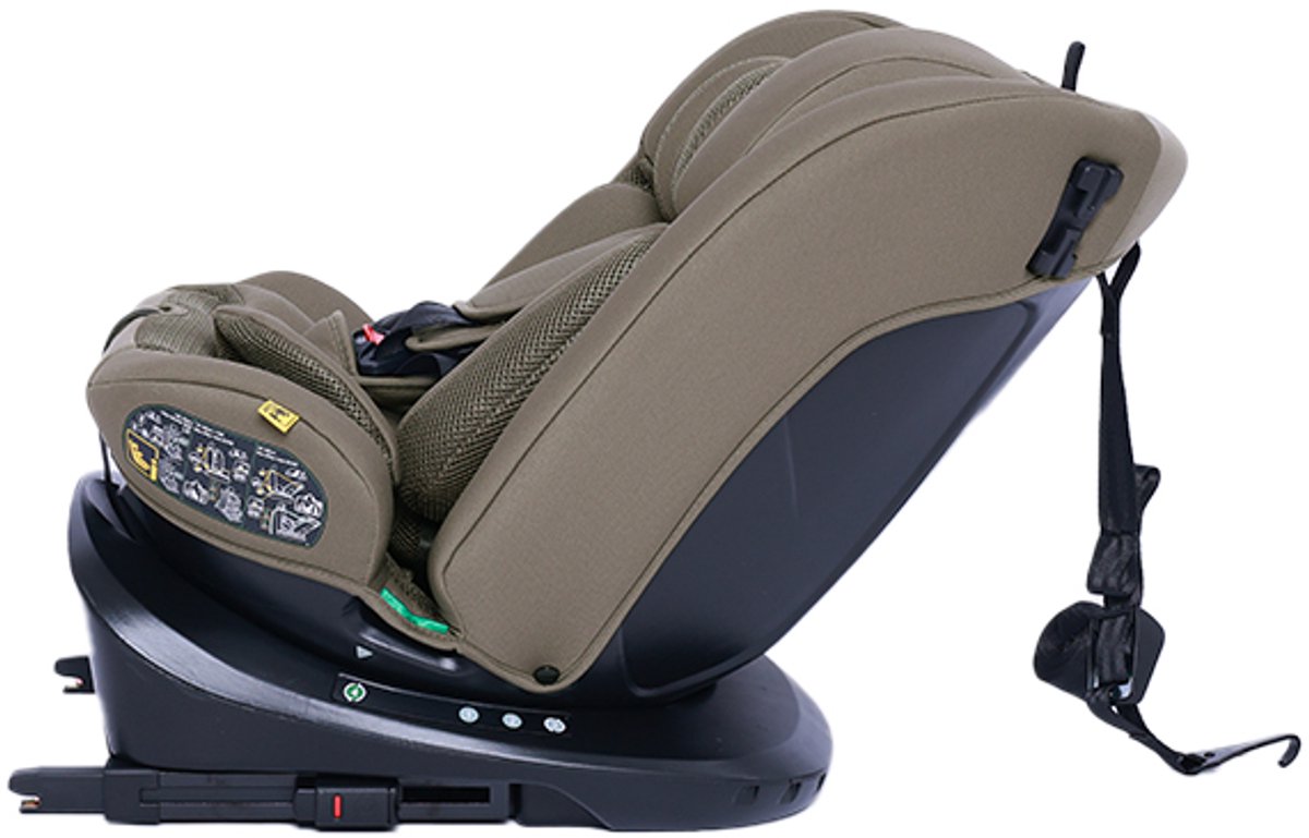 Novi Baby Goliath Go I-size Autostoel - Groep 0-1-2-3 - Isofix - Draaibaar - Taupe - 0 - 150 cm thumbnail 5
