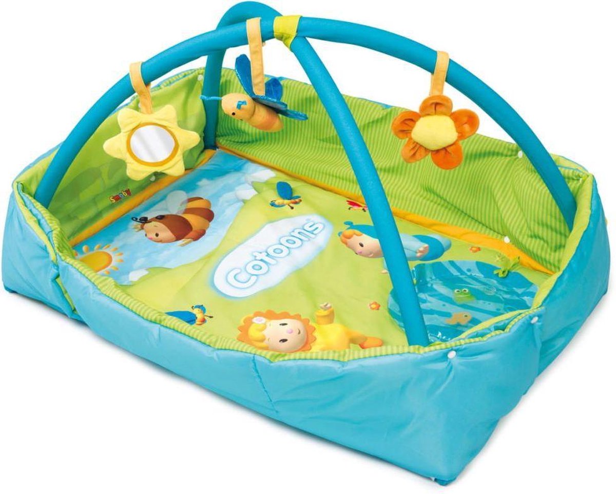 SMOBY Cotoons Ontdekkingsspeelmat blauw 110217