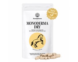 Sensipharm® Monoderma Dry Paard - Anti Jeuk & Eczeem - Droge Huid & Vacht Supplement - 180 Tabl.