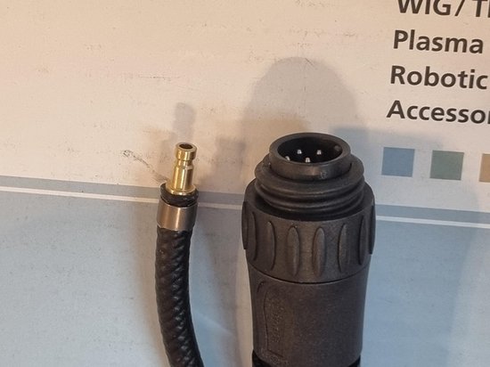 MIGVAN WIG TIG Toorts WP-17FV, Gasgekoelde Lift-TIG Brander 150A met 4m Slangpakket, Compatibel met M-140S/M-180 Lasapparaten, Universele Argon TIG Toorts