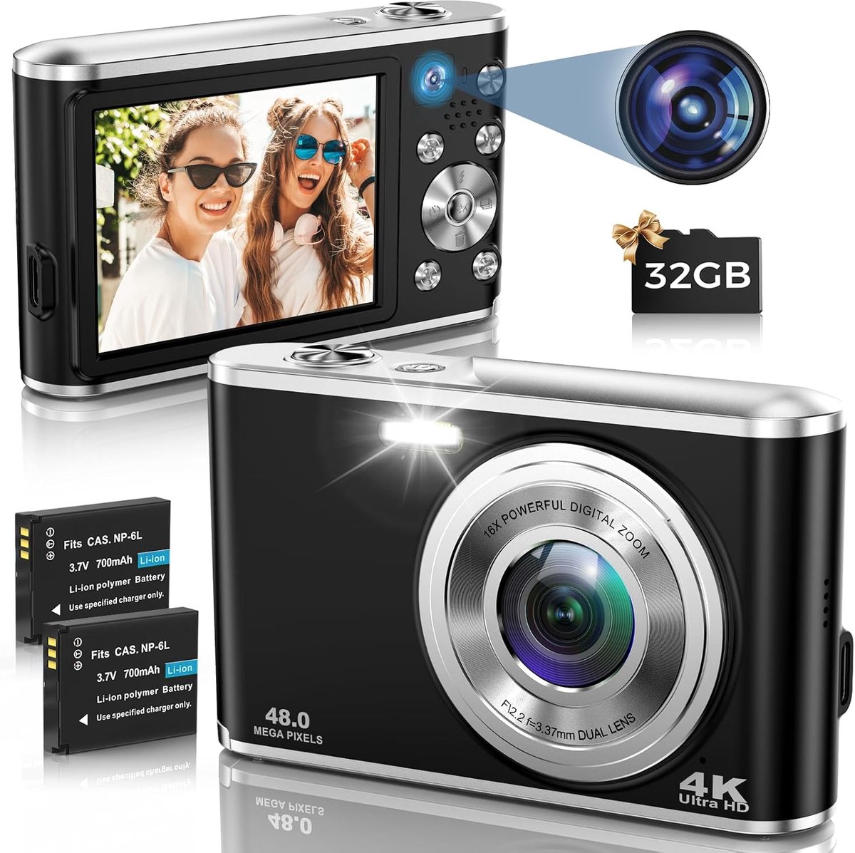 Fotocamera - Fototoestel - Zwart