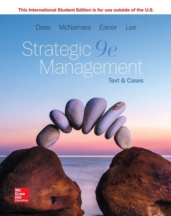 ISE Strategic Management: Text and Cases - cover