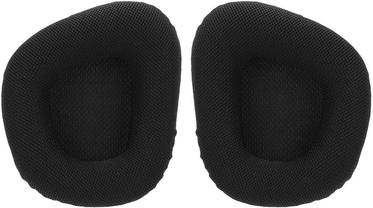 2x Vervangende Oorkussens Zwart voor Headset - Zacht en Duurzaam Kussen voor Oorschelpen