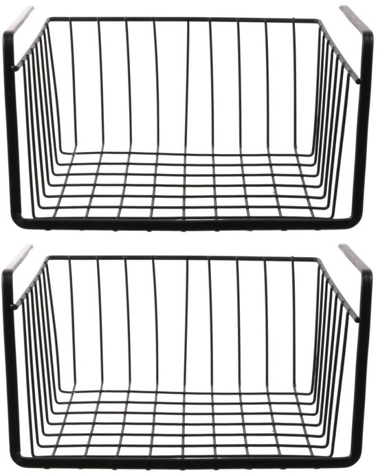 Sylon 2 stuks organizer opbergmand onder plank hangmand voor keuken