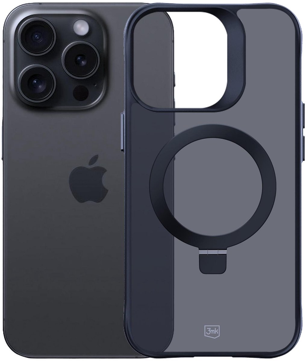 Apple Iphone 14 Pro Max - 3Mk Smoke Case Mag&Stand