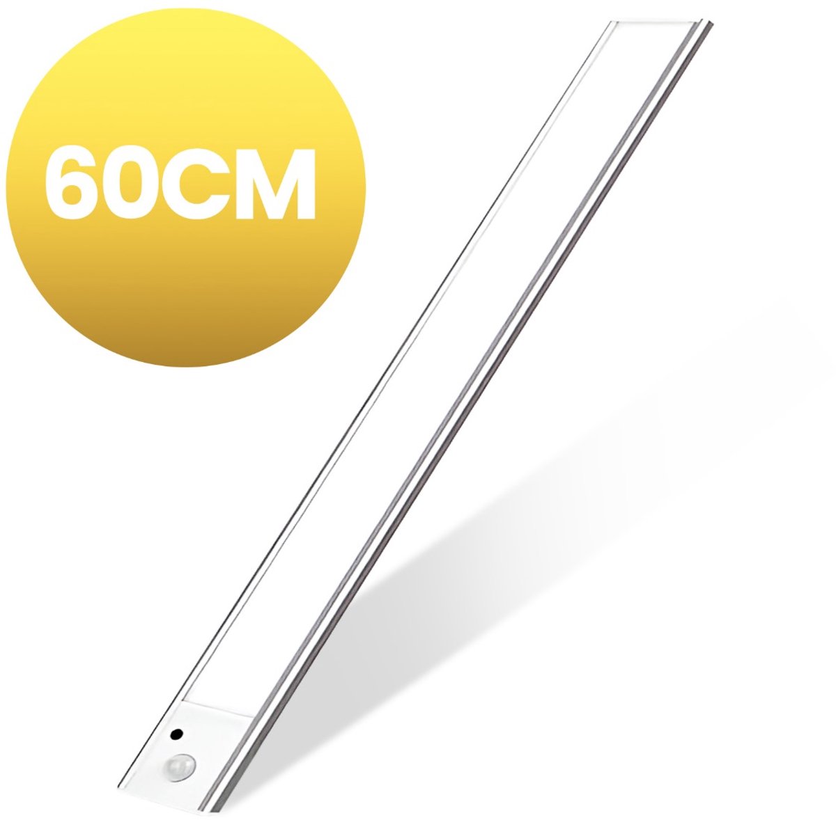 PROKING LED kastverlichting met bewegingssensor – Dimbaar nachtlampje met meerdere lichtkleuren – USB-C oplaadbaar – Magnetische onderbouwlamp voor binnen – 60 cm - 1 Stuks