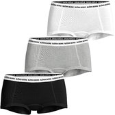 Bol.com 3-pack dames boxershort- Classic - Dames katoenen onderbroeken - Boxershorts dames - M - Wit aanbieding