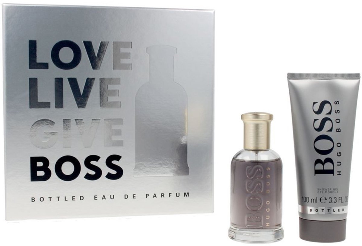 Goedkoopste Hugo Boss Bottled Giftset - 50 ml eau de parfum spray 100 ml douchegel - cadeauset voor heren