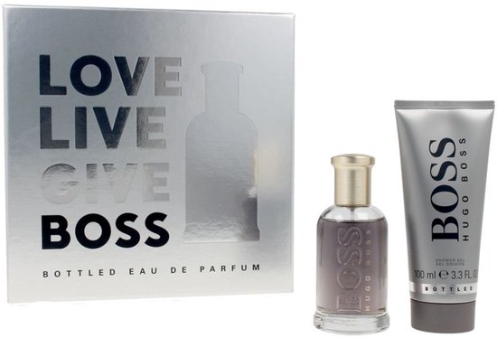 Hugo Boss Bottled Giftset - 50 ml eau de parfum spray + 100 ml douchegel - cadeauset voor heren