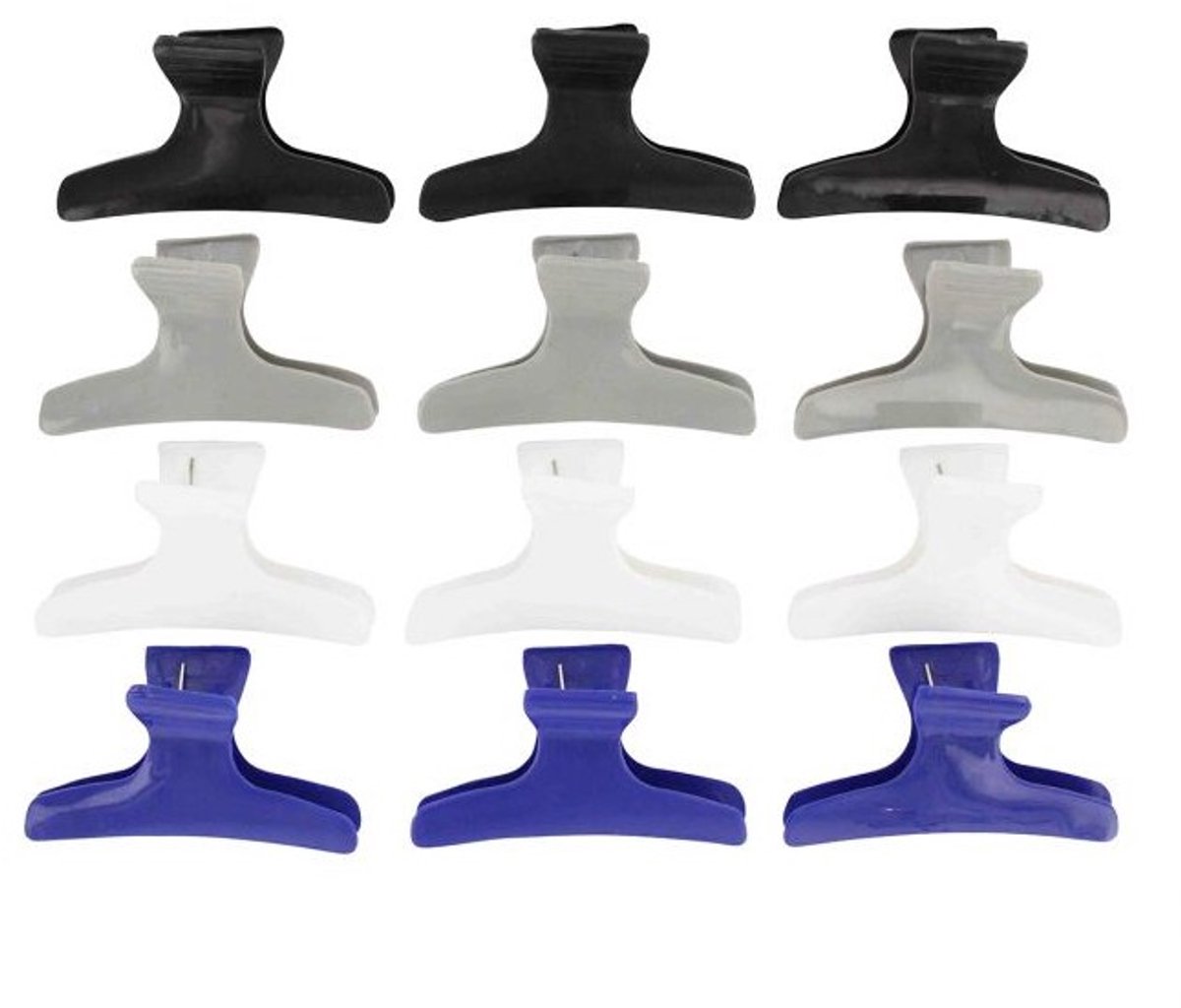 Sibel Verdeelklem Breed Gekleurd 8cm 12 Stuks