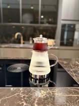 Théière turque de Luxe en Verres – 1,5 litre – Compatible induction