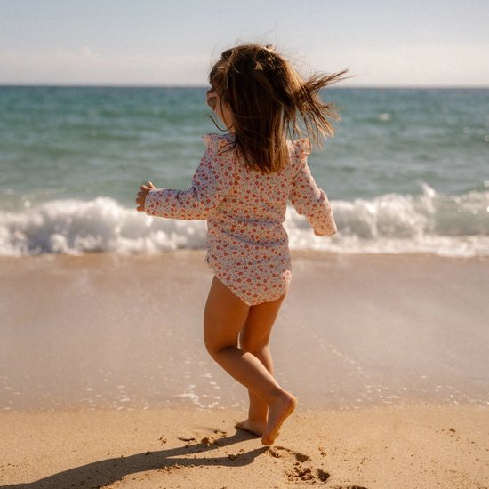 Maillot de bain Little Dutch - Taille 86/92 - Maillot de bain enfant Filles - Multicolore - Sunny Flowers
