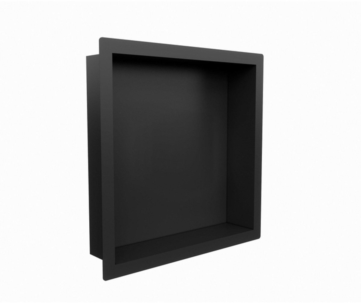 FugaFlow Eccelente Acces Inbouwnis - 30x30x7cm - Mat zwart
