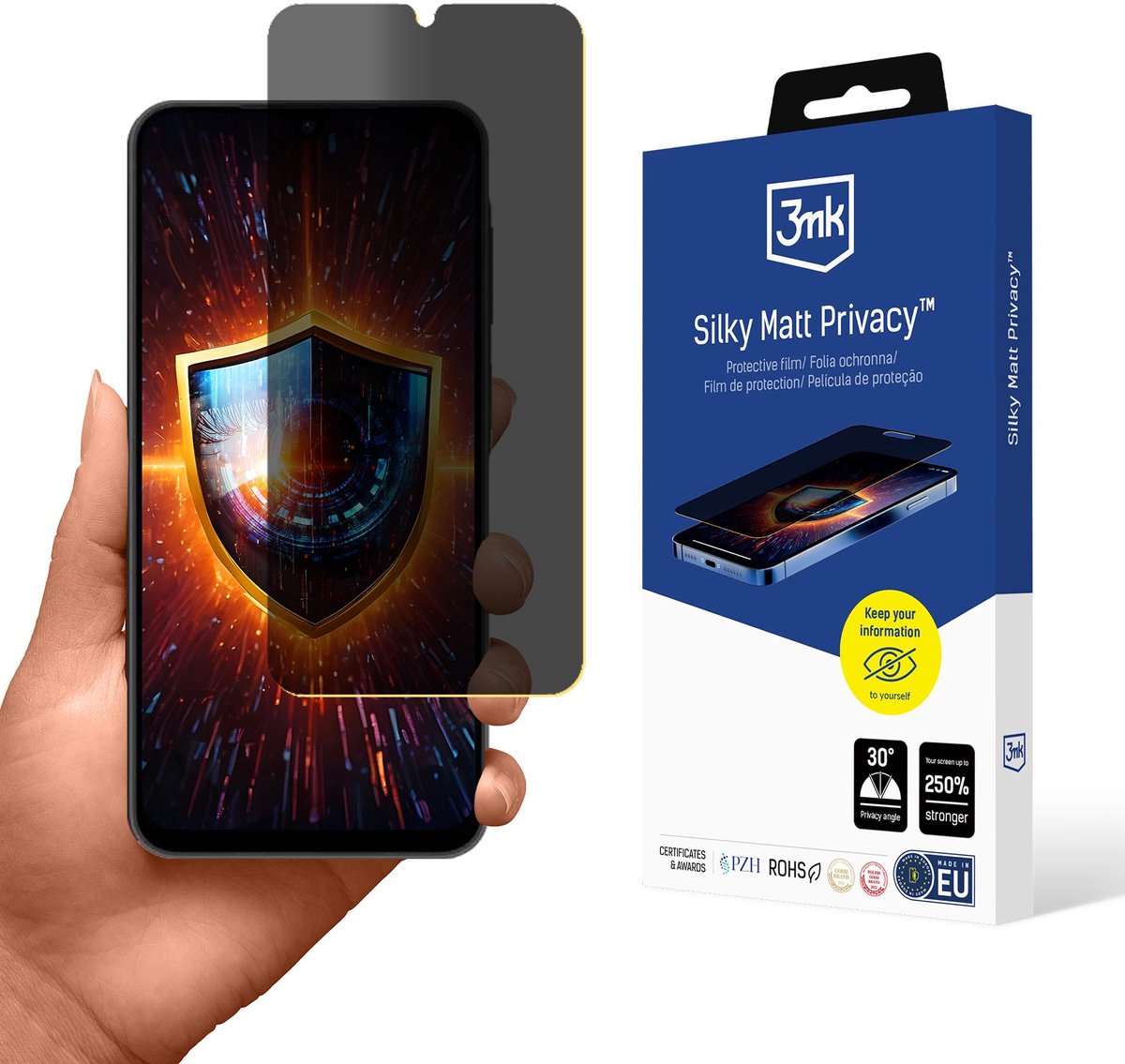 3Mk Silky Matt Privacy Voor Samsung Galaxy A26 5G Beschermende Film Met Privacy