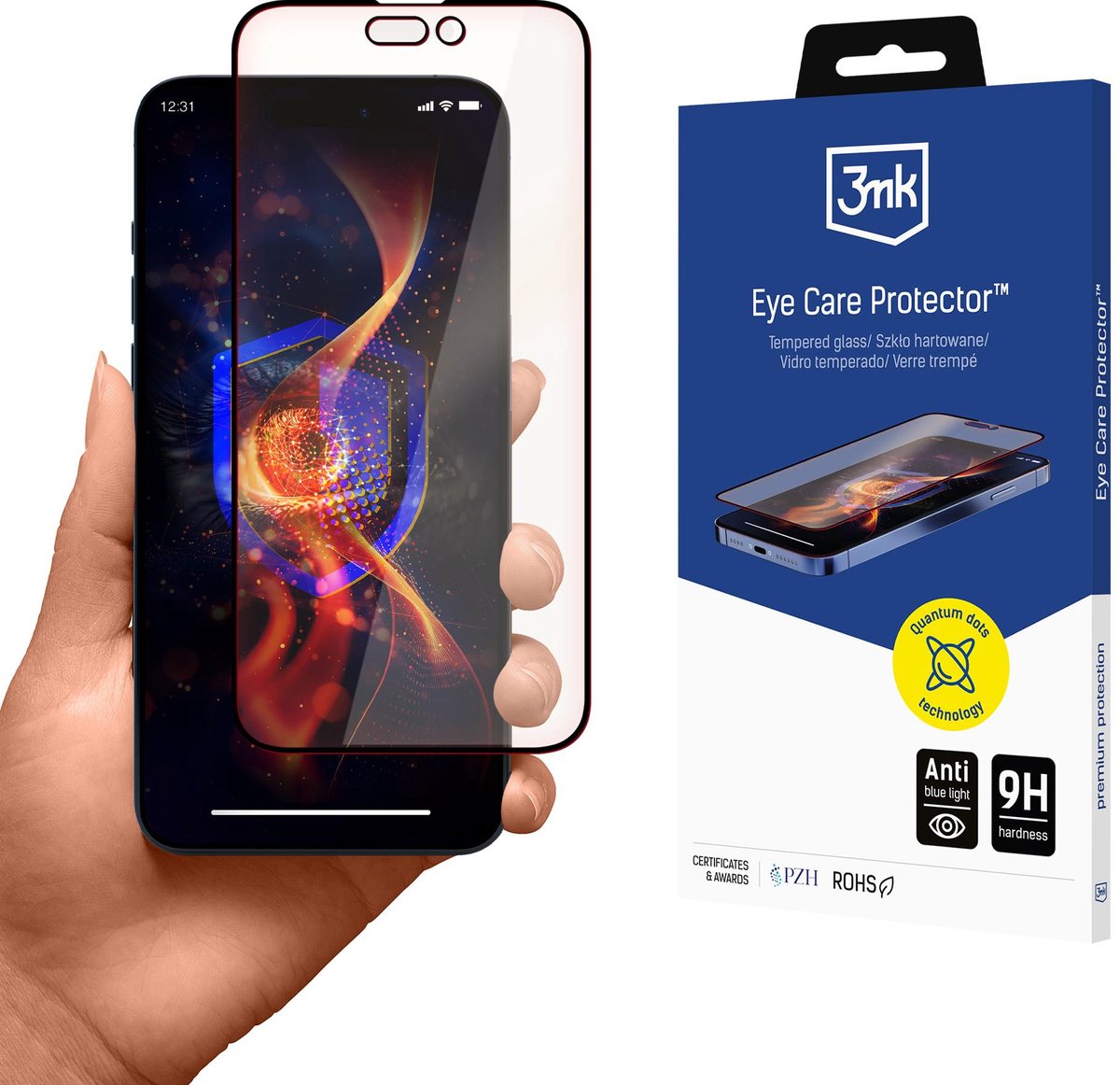 3Mk Case Bescherming Voor Apple Iphone 14 Pro Oogbeschermer Hoog