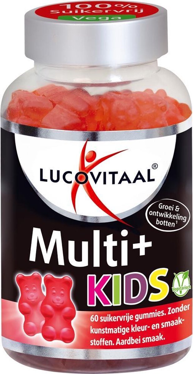 3x Lucovitaal Vitamine Gummies Multi+ Kids 60 gummies