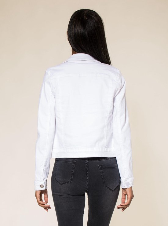 Visa vandaag Koninklijke familie Jeans jasje, spijkerjasje kort model, J-212 kleur wit, maat XXL ( maten S  t/m XXL),... | bol.com