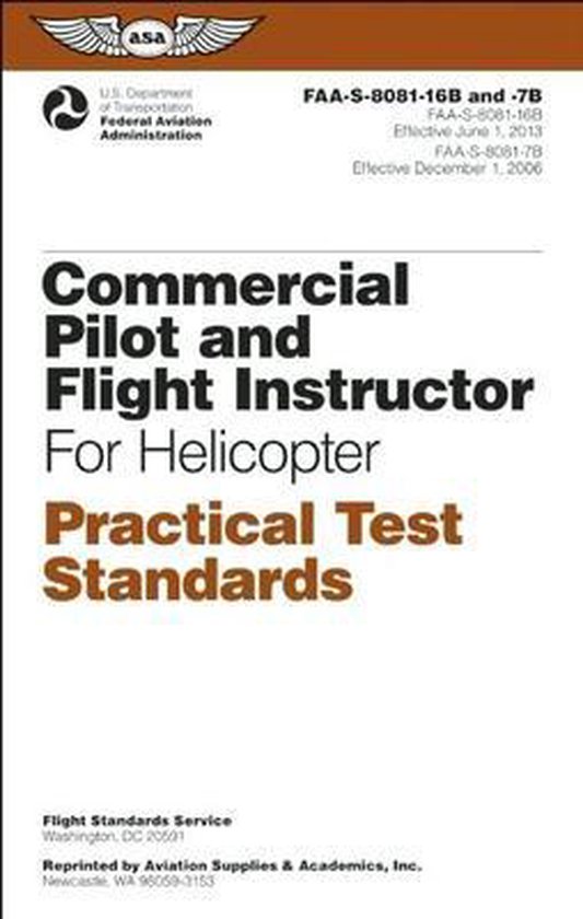Commercial Pilot and Flight Instructor for Helicopter Practical Test