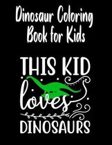 Dinosaur coloring book for kids