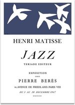 Matisse Fashion Poster Jazz - 20x25cm Canvas - Multi-color