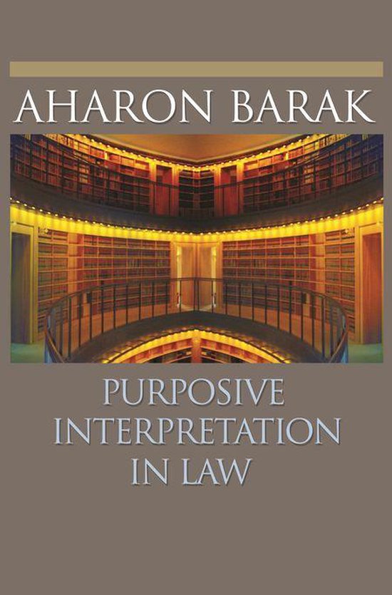 Purposive Interpretation in Law - cover